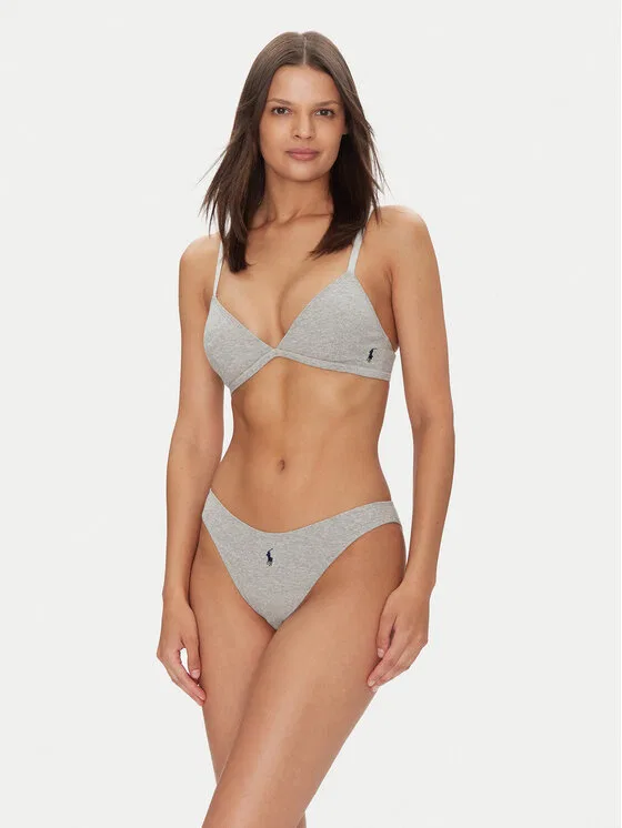 Бесшовный бюстгальтер Polo Ralph Lauren, серый