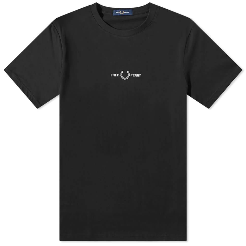 

Футболка Fred Perry Embroidered Tee, Серый, Футболка Fred Perry Embroidered Tee