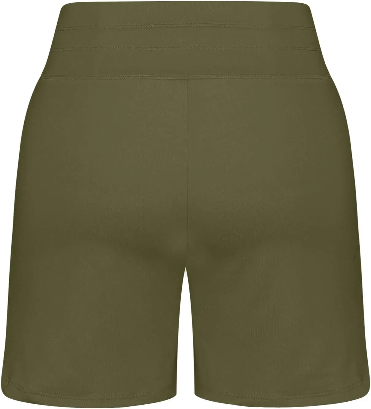 Женские шорты для плавания с высокой талией Quick Dry, Army Green — фото 4