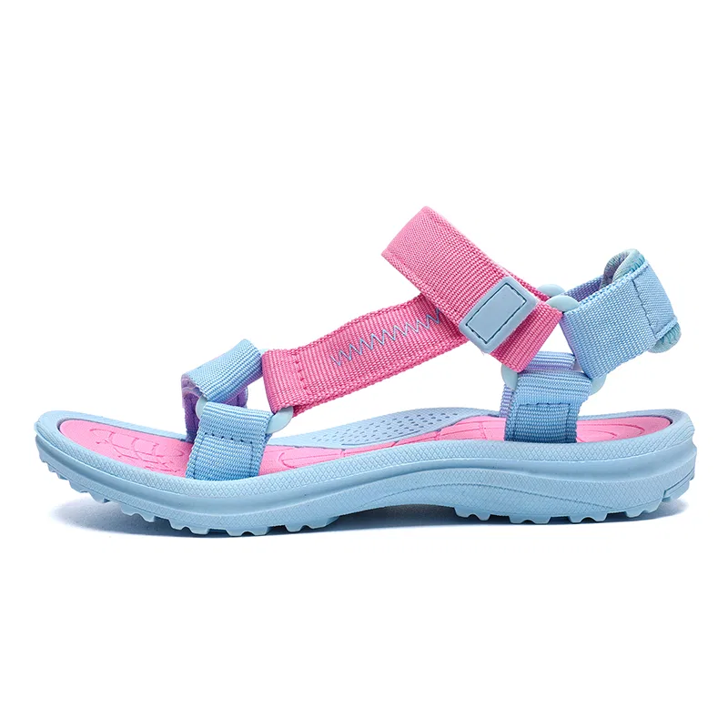 Детские сандалии из синтетической кожи с ремешками VENICEW, Pink