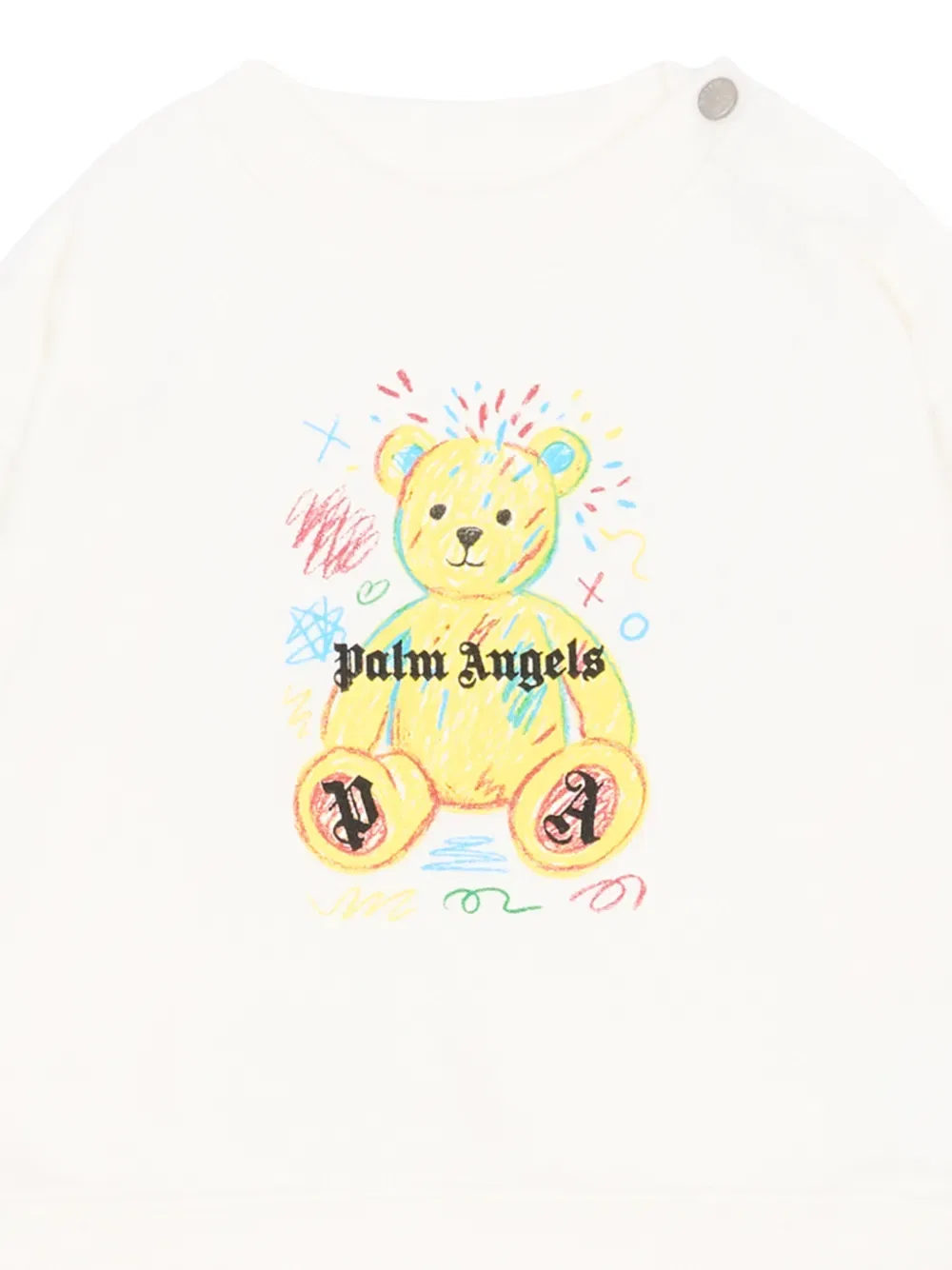Комплект для новорожденных Palm Angels Kids, цвет Ivory White — фото 3