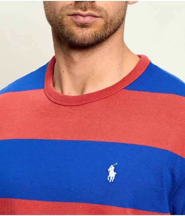 Мужская футболка с круглым вырезом Polo Ralph Lauren, мультиколор — фото 4