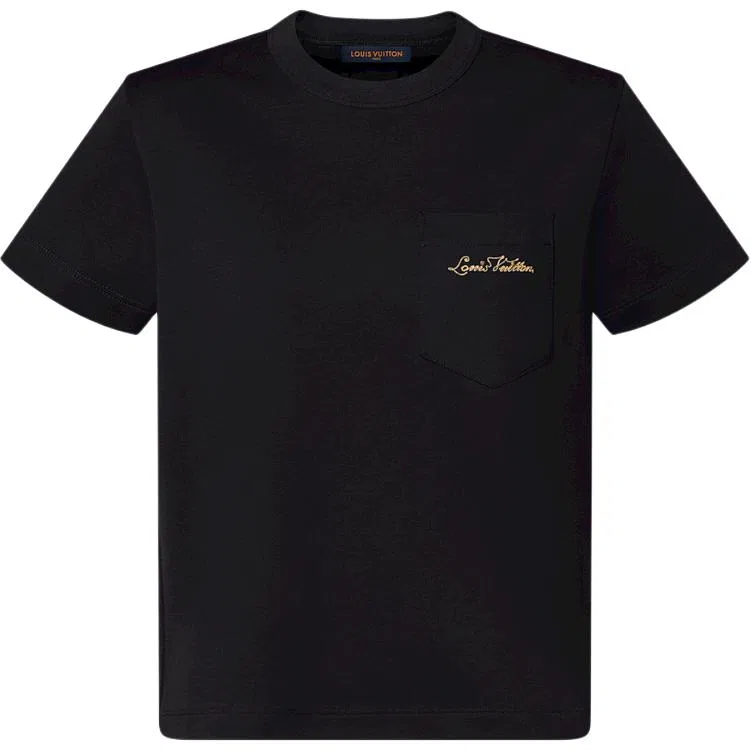 Женская футболка с круглым вырезом Black, LOUIS VUITTON