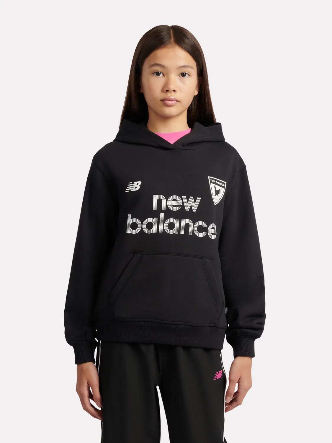 Худи черное New Balance 1906 Football Graphic