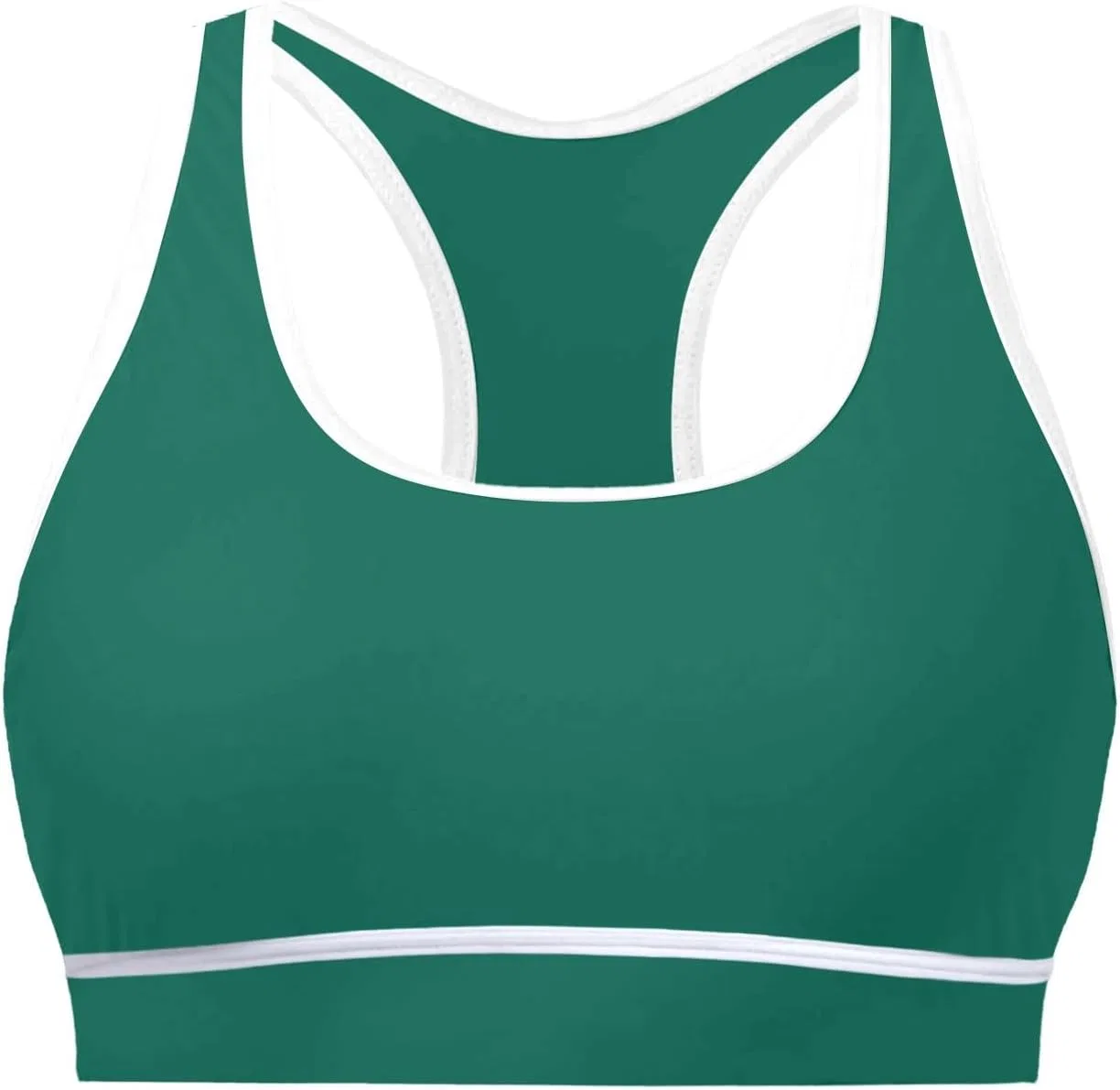 Женский танкини с twist-фронтом, padded, Green
