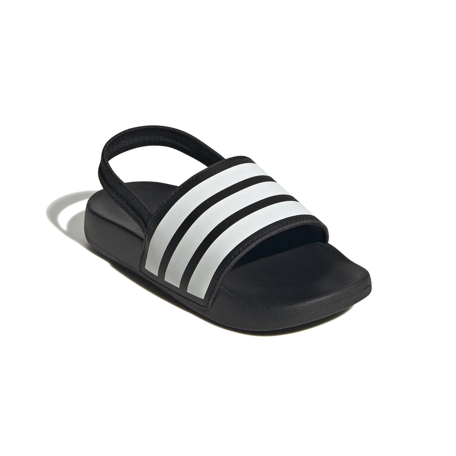 Детские шлепанцы для мальчиков с ремешком Adilette Estrap Slides Adidas, Core Black Cloud White Core Black — фото 3