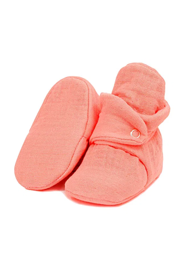 Детские пинетки из органического хлопка Ella Bonna, Dried Rose