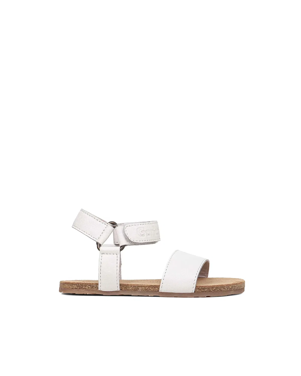 Детские сандалии для девочек кожаные Bamboo Barefoot Gorila, Blanco