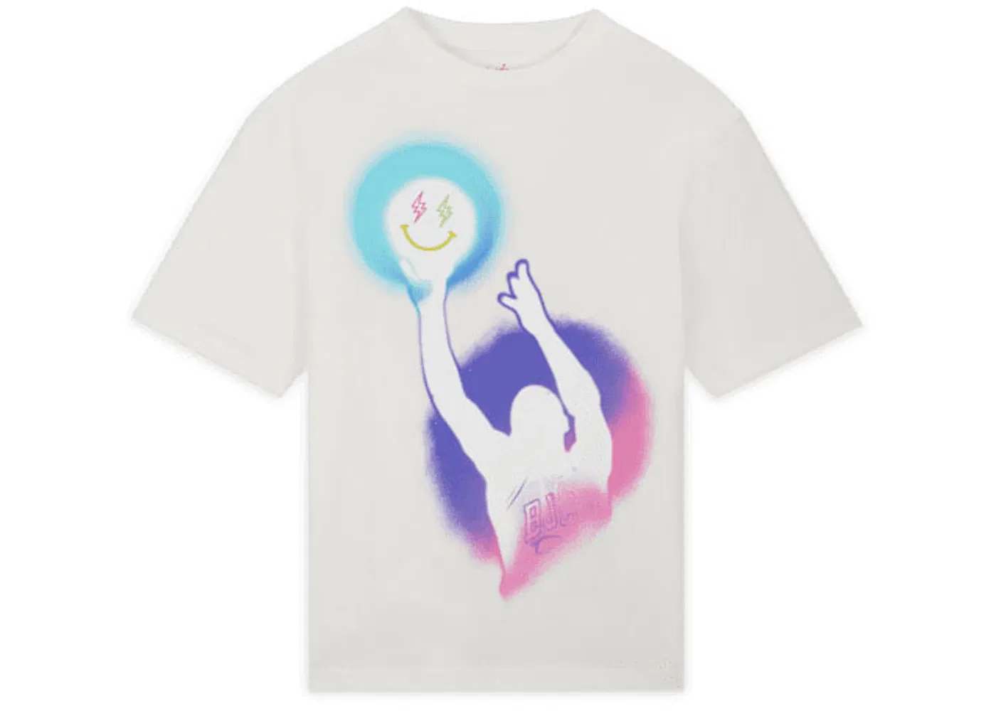 Мужская футболка с принтом Jordan x J Balvin T-shirt, White