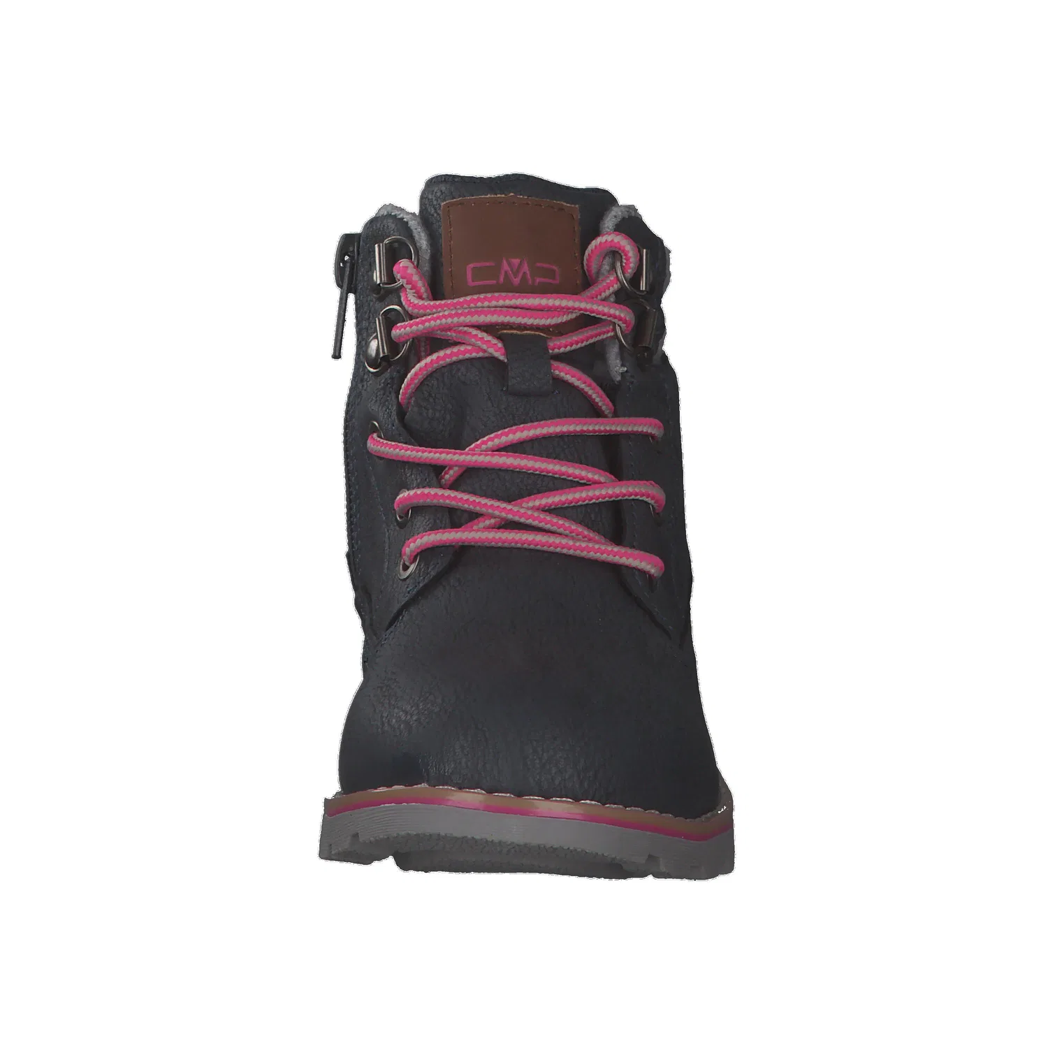 Детские зимние ботинки на молнии Thuban Shoes WP Cmp, Grau / Rosa — фото 3