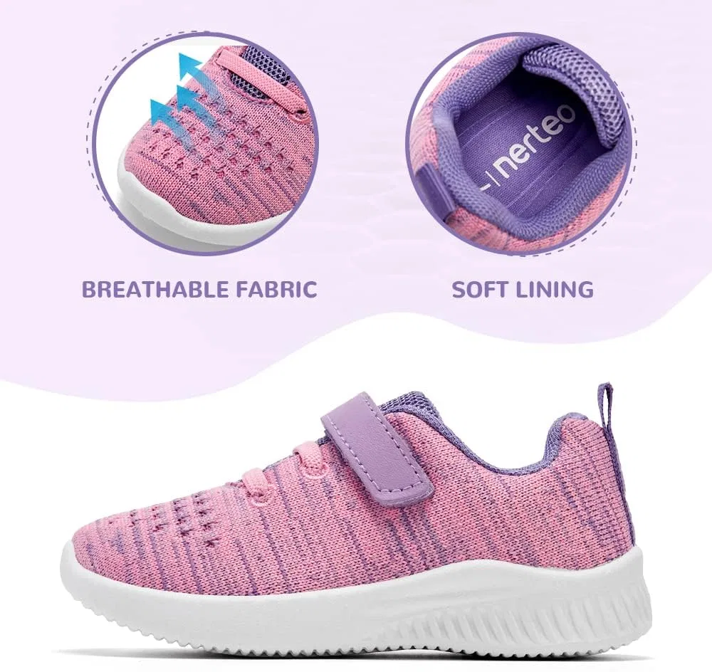 Детские кроссовки для бега и ходьбы nerteo, Purple/Pink — фото 3