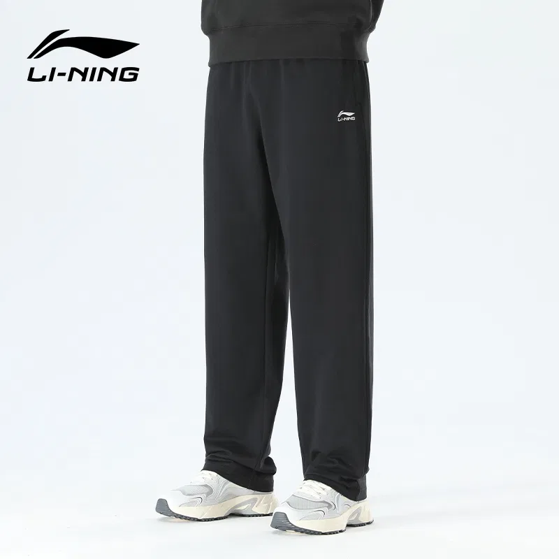 Женские трикотажные спортивные брюки с принтом в полоску, Black Gift Striped Socks 1 Pack, Li-Ning — фото 4