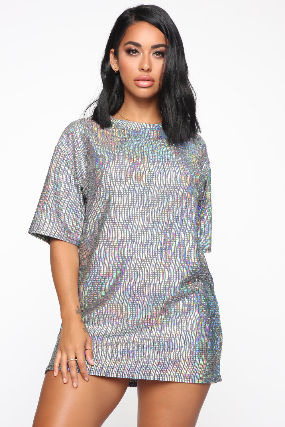 

Платье Fashion Nova 1729T, радужный