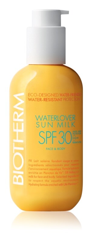 

Водостойкий солнцезащитный лосьон SPF 30 Biotherm Waterlover Sun Milk