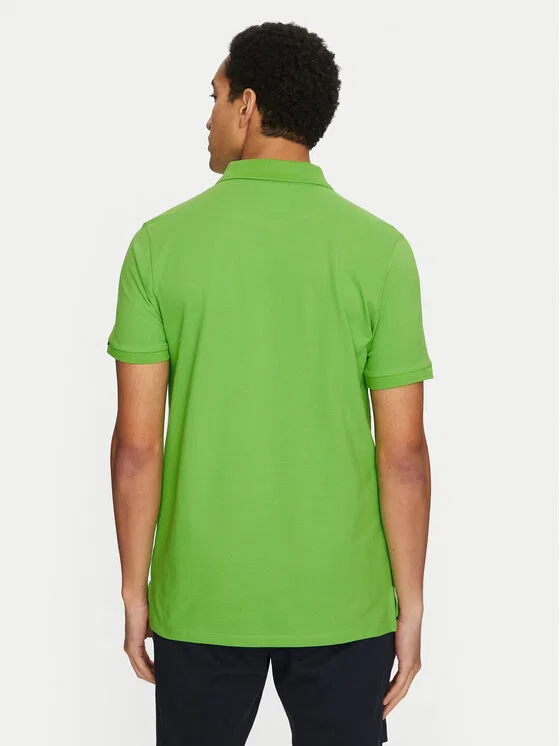 Поло regular fit U.S. Polo Assn., зеленый — фото 3