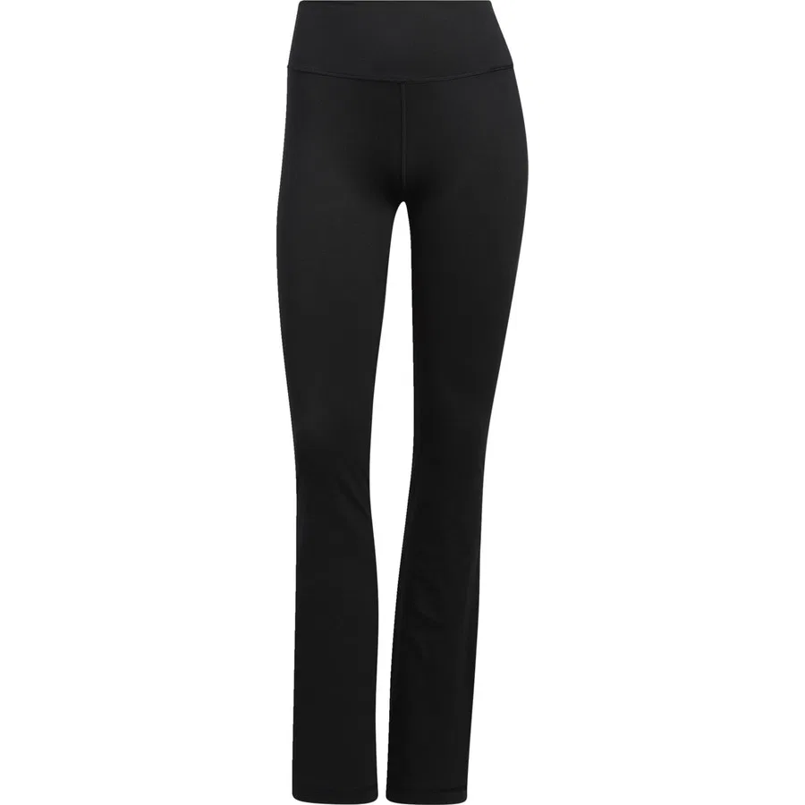 Женские спортивные леггинсы с расклешенным низом, модель Yoga Studio Flared, adidas, Черный