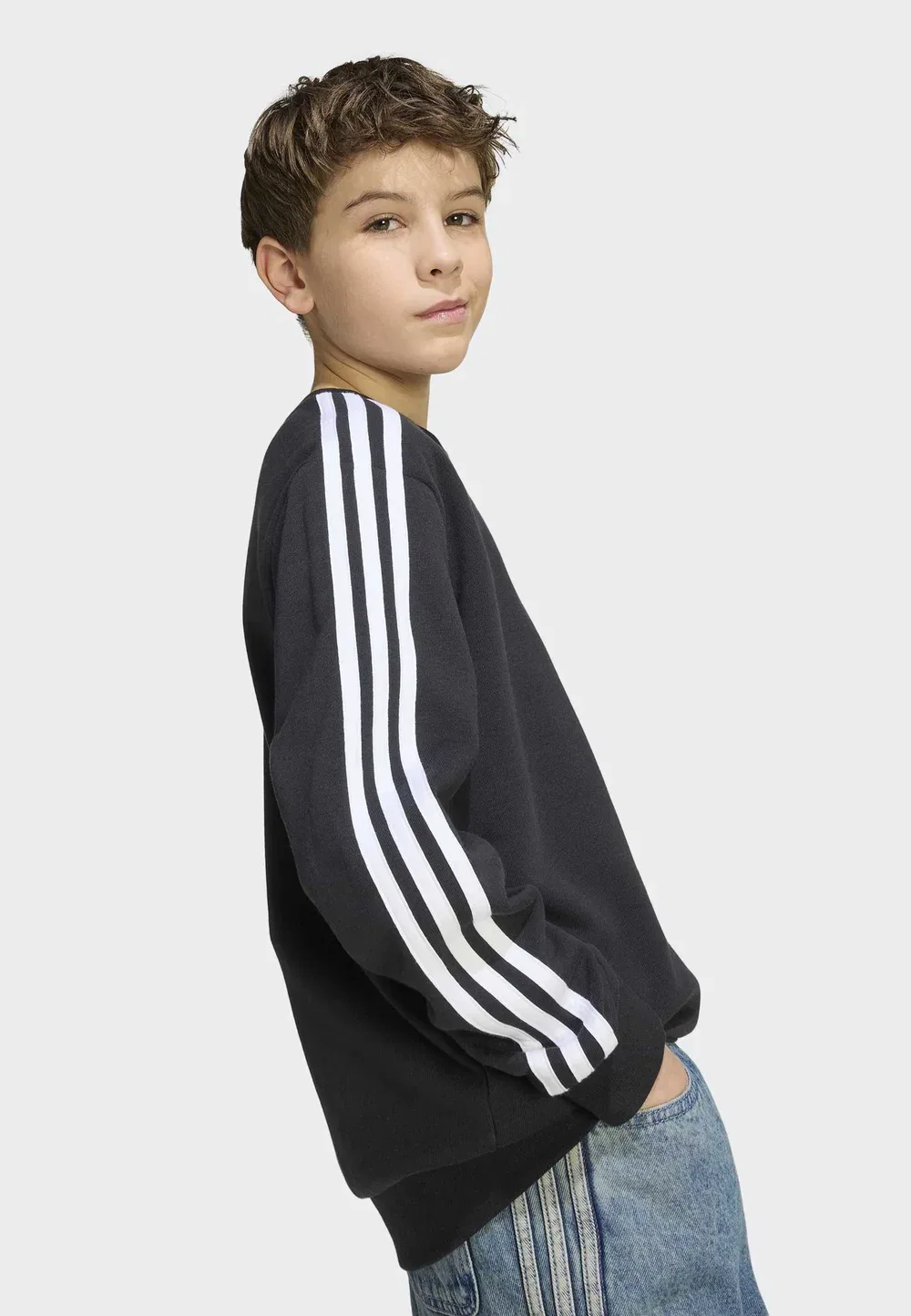 Толстовка с тремя полосками Adidas Originals, Black — фото 3