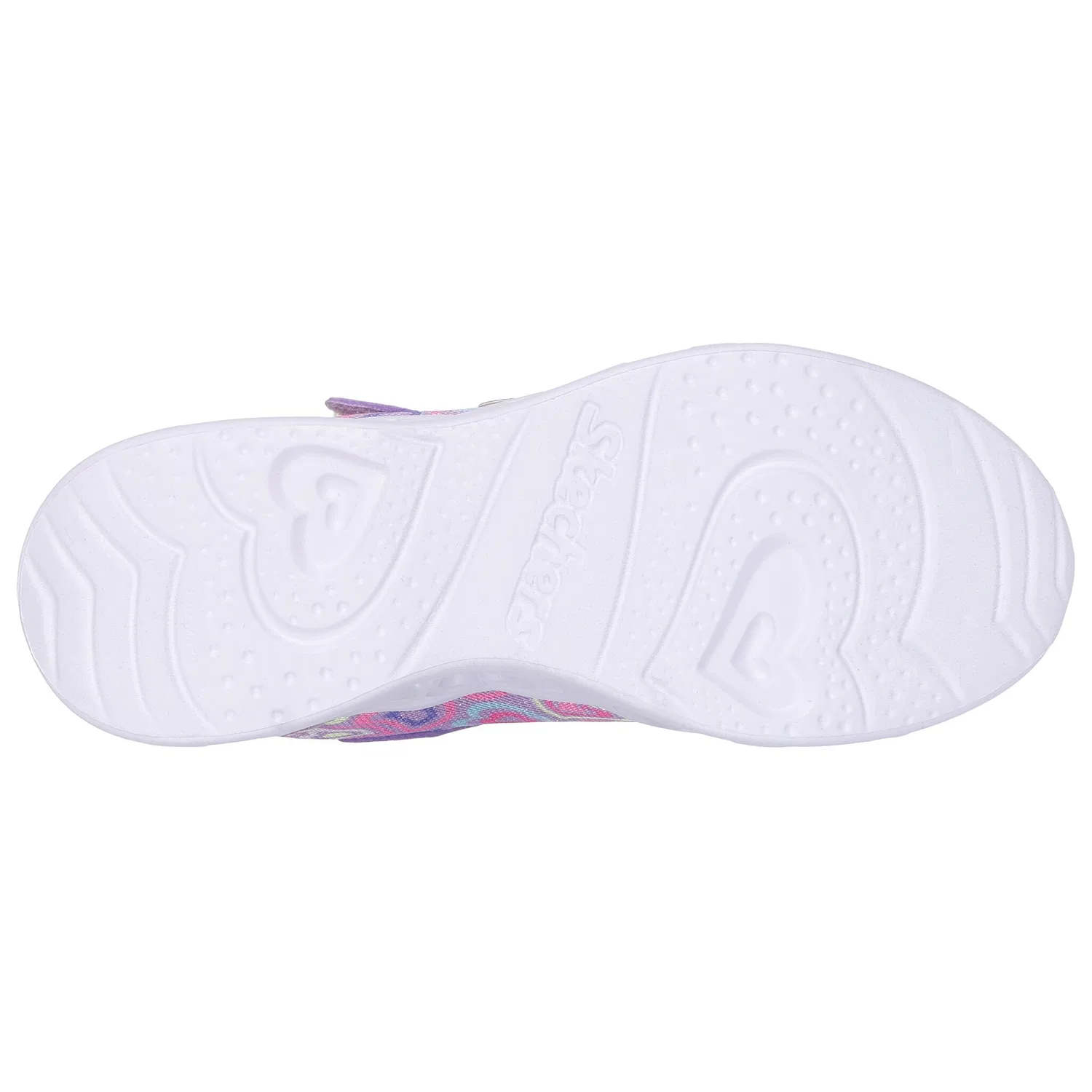 Детские кроссовки с подсветкой Skechers HEART LIGHTS, Lavender Multi — фото 3