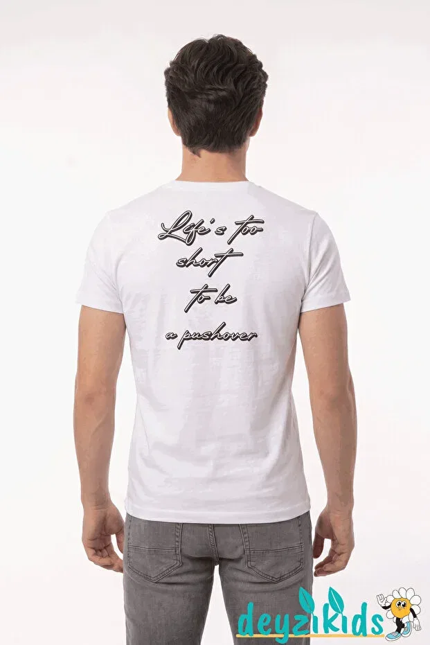 Детская футболка с принтом Today Everyday Printed T-Shirt Deyzikids, White — фото 4