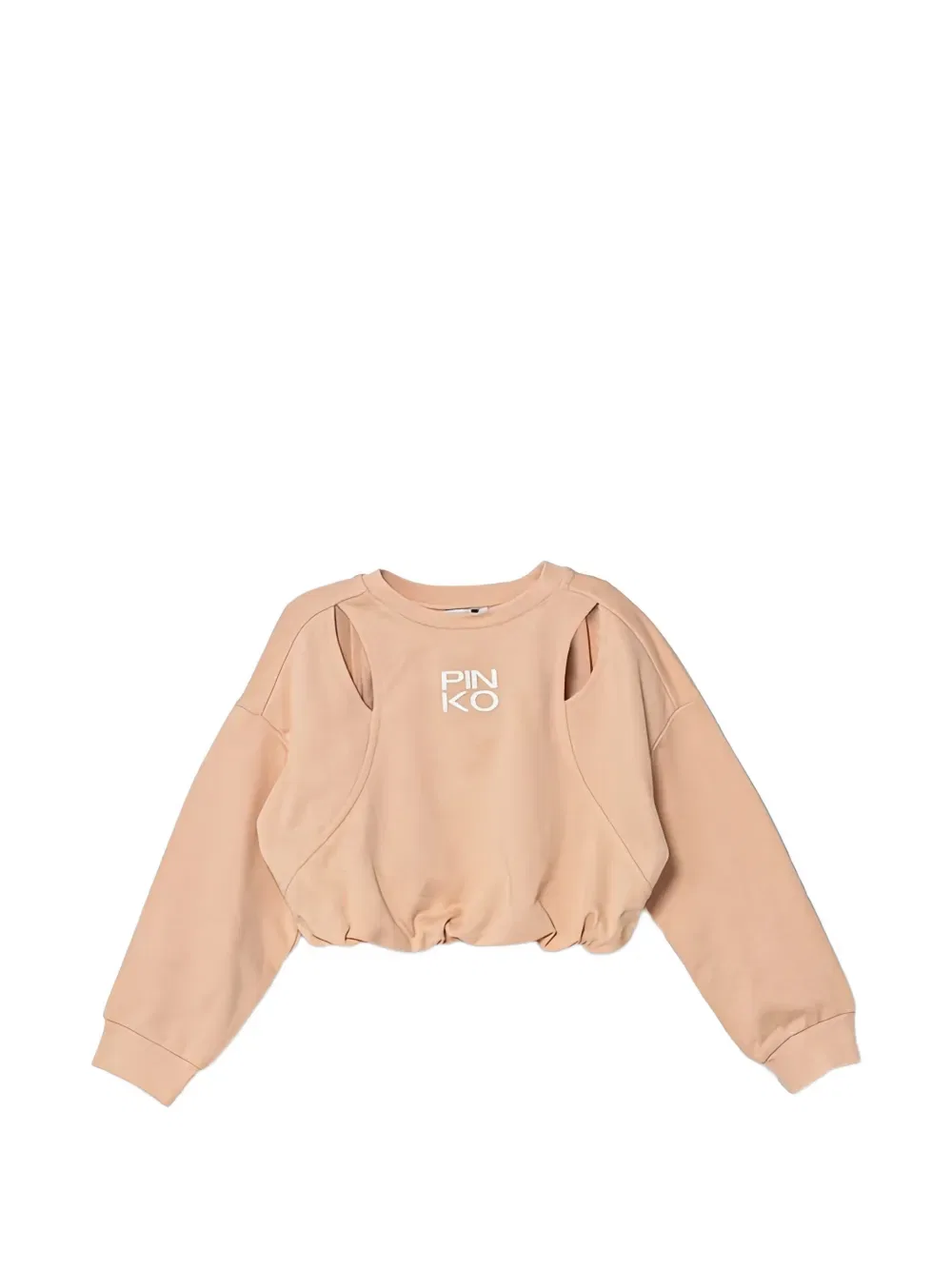 Хлопковая толстовка Pinko Kids, оранжевый