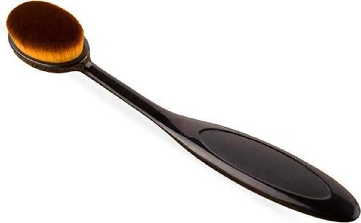 Овальная кисть для макияжа CHPN, 15 см, Black