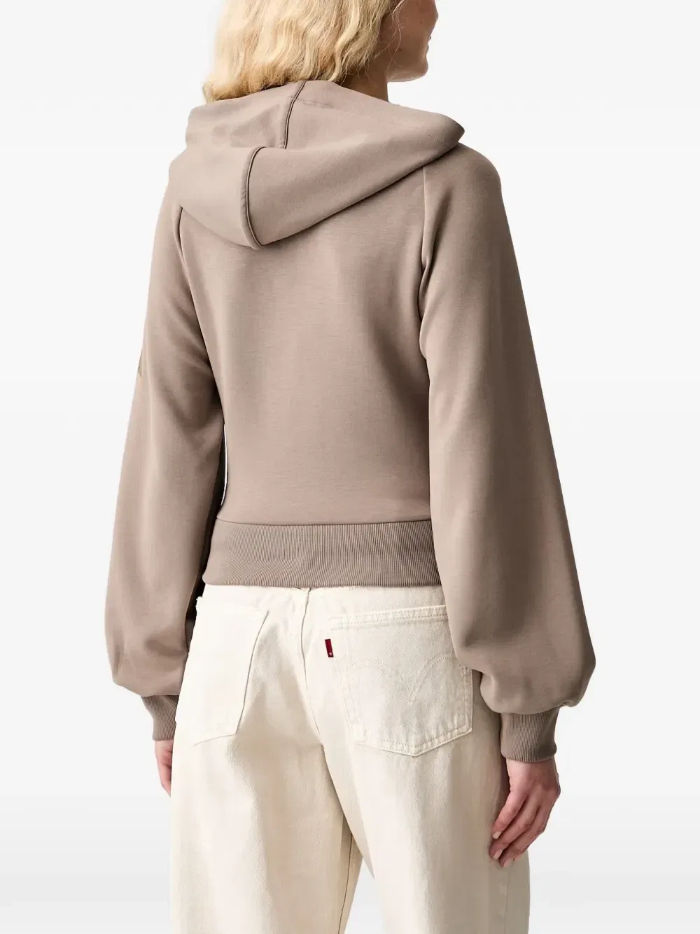 Худи Soft Lux с длинными рукавами и нашивкой-логотипом Adidas, коричневый — фото 3