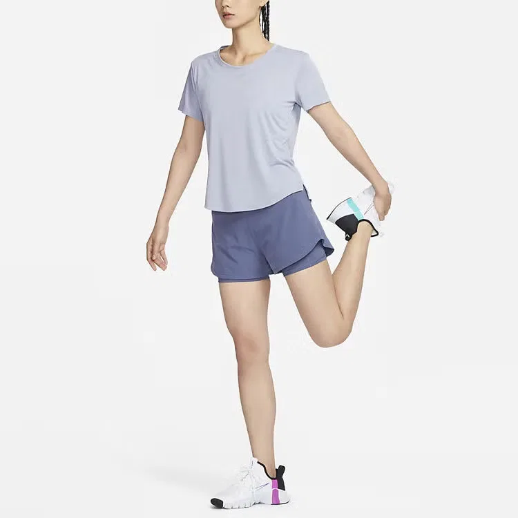 Шорты 2-в-1 Dri-FIT Bliss Nike, фиолетовый — фото 2