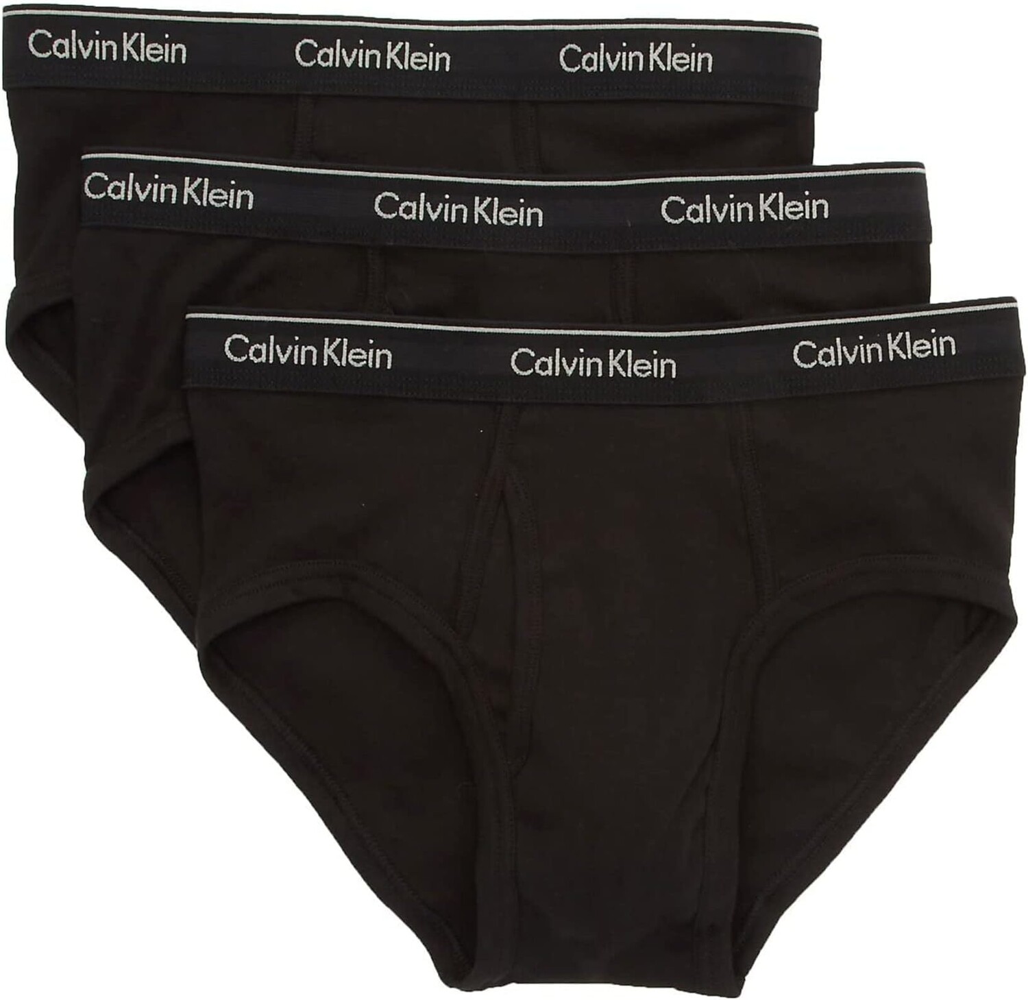 

Классические трусы из хлопка (3 шт.) Calvin Klein Underwear, черный