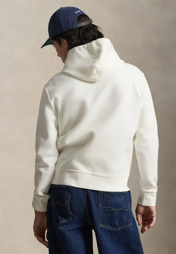 Толстовка с капюшоном двойной вязки Polo Ralph Lauren, белый — фото 3