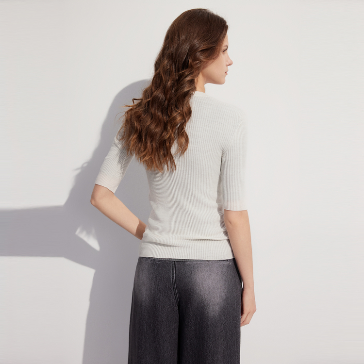 

Свитер Women's Crew Neck Moderate Others ELLE, medium серый