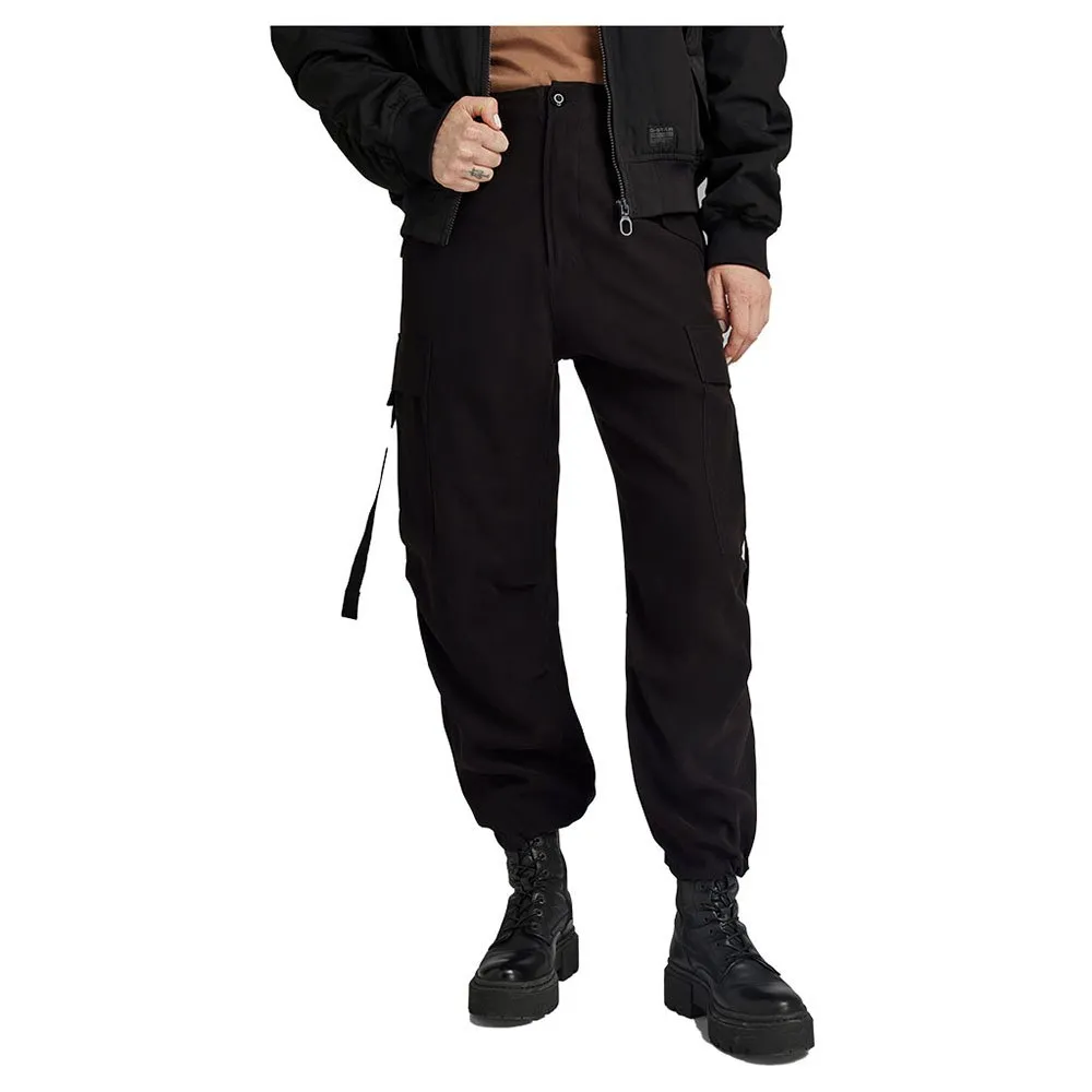 

Брюки карго G-Star Cropped Drawcord, черный