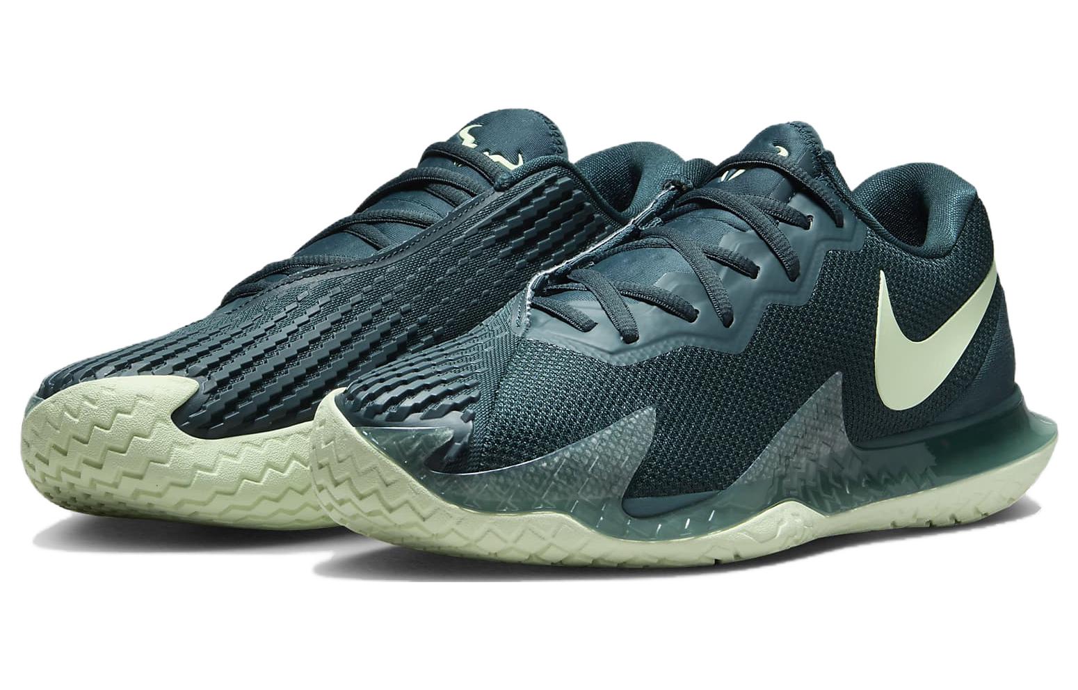 Кроссовки Court Zoom Vapor Deep Jungle Lime Ice Nike, темно-jungle — фото 4