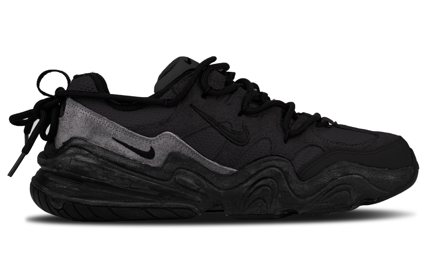 Nike Кроссовки Tech Hera Dark Tide низкие повседневные мужские Black White — фото 3