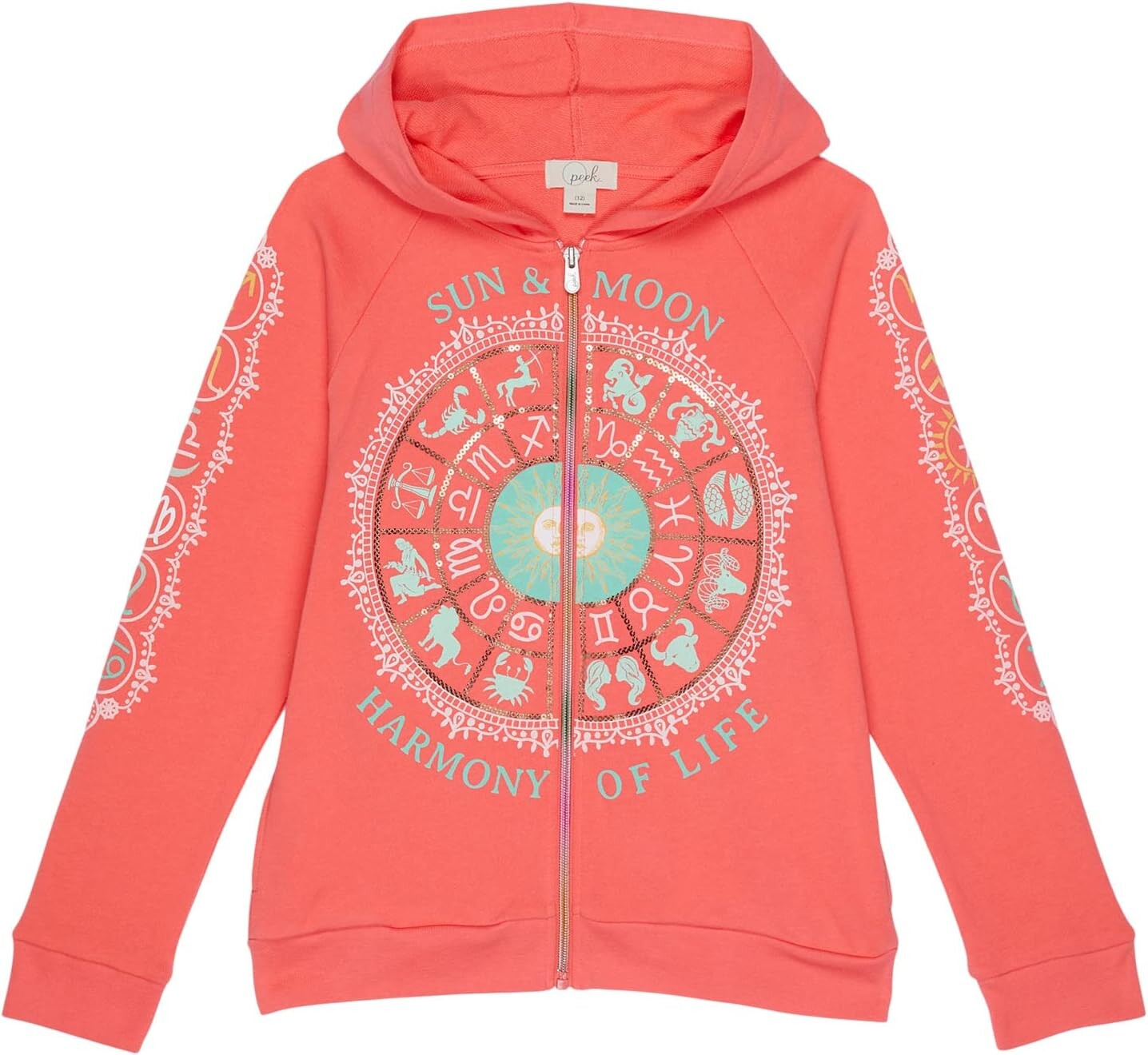 

Худи PEEK Live By The Sun Hoodie, цвет Coral