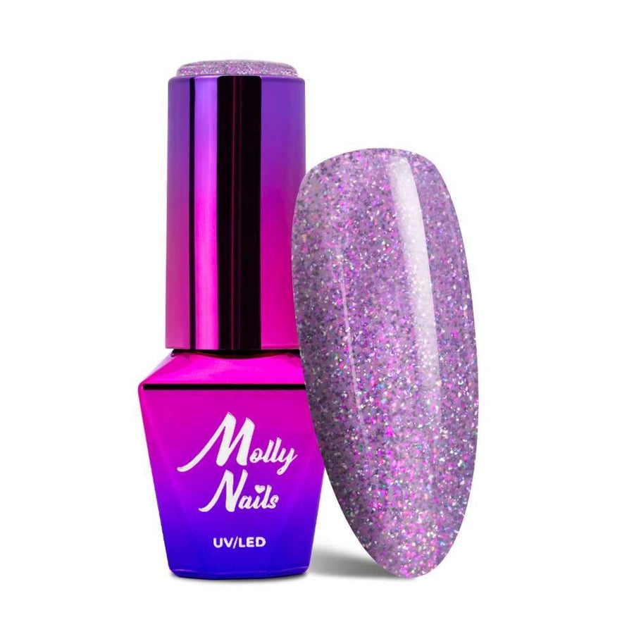 

Гибридный лак для ногтей Molly Nails Shocking Shine Time Lie 8 г № 682