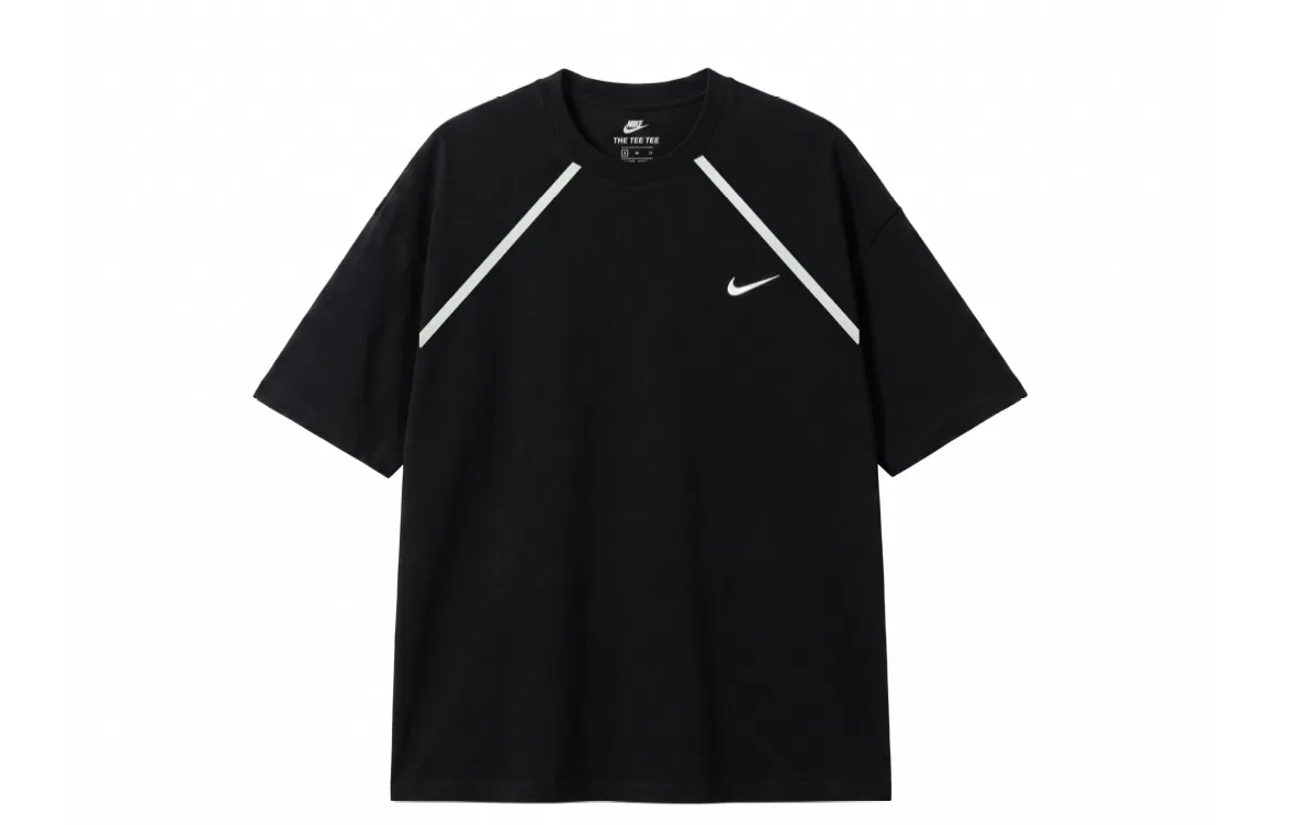 Футболка Nike Sportswear с круглым вырезом, черная