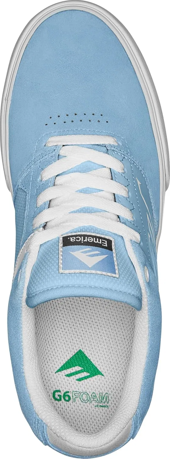 Кроссовки для скейтбординга Emerica The Low Vulc, Blue/White — фото 2