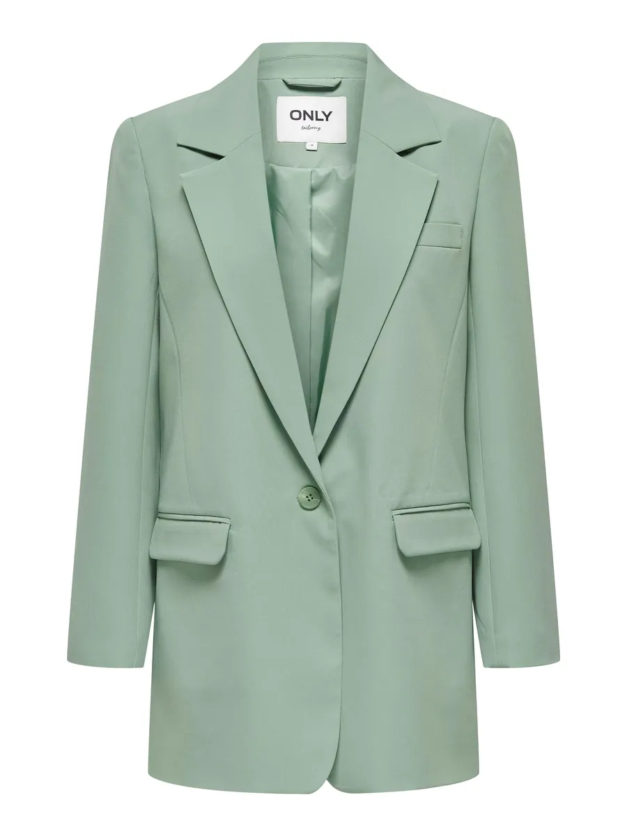 

Only длинный блейзер "ONLLANA-BERRY L/S OVS BLAZER TLR NOOS", цвет Hedge Green