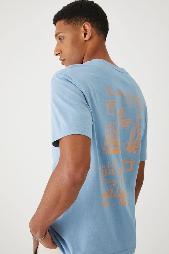 

Хлопковая футболка Medicine, синий