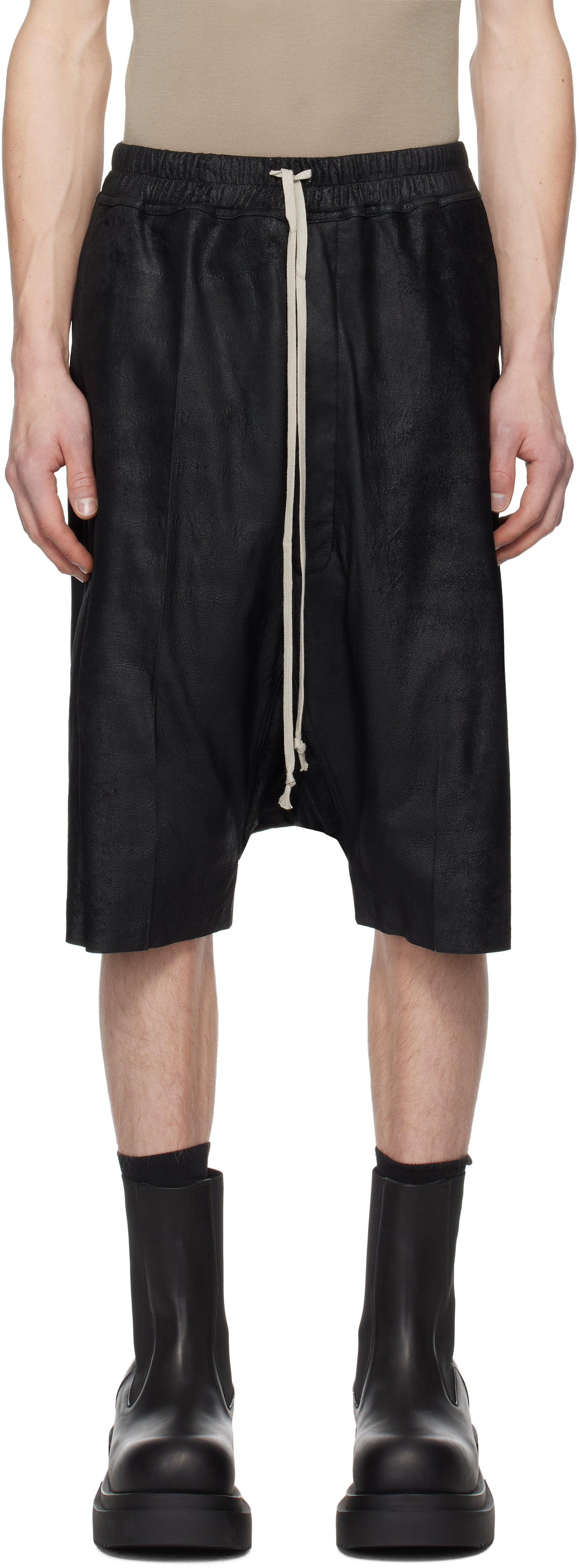 

Кожаные шорты Hollywood Rick's Pods Rick Owens