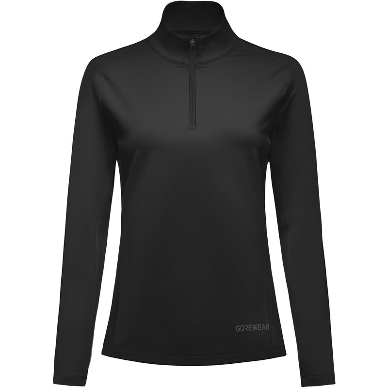 

Футболка повседневная женская с молнией 1/4 Gore Wear, черный