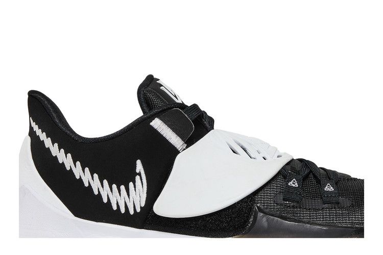 Кроссовки Nike Kyrie Low 3 TB 'Black White', черный — фото 3
