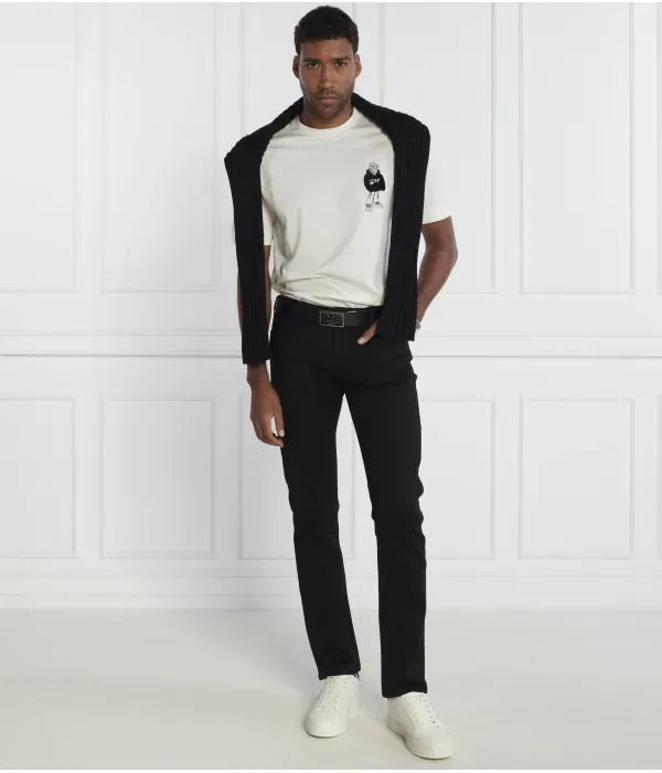Джинсы j06 slim fit Emporio Armani, черный — фото 2