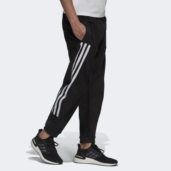 Спортивные штаны Men's adidas Bundle Feet Stripe Sports Pants/Trousers/Joggers Black, черный — фото 4