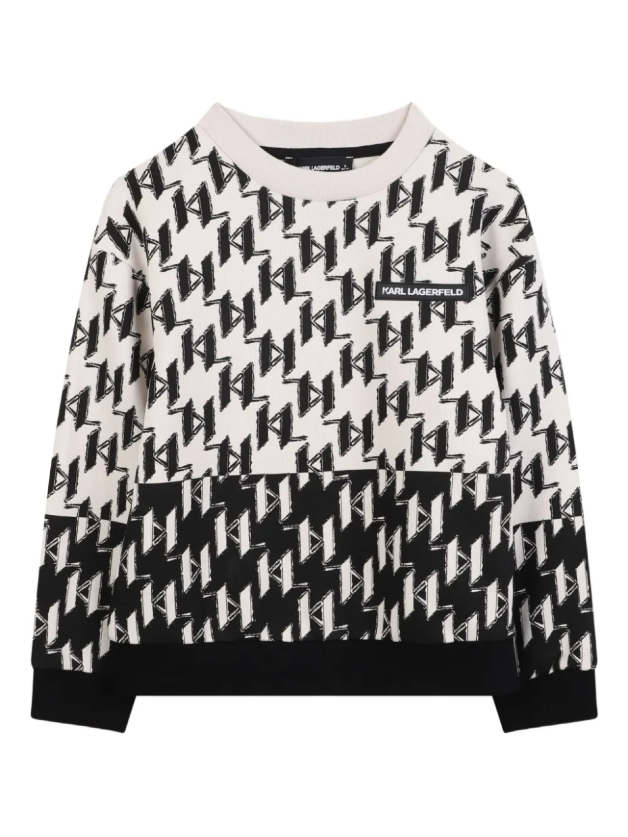 

Karl Lagerfeld Kids толстовка с графичным принтом, белый