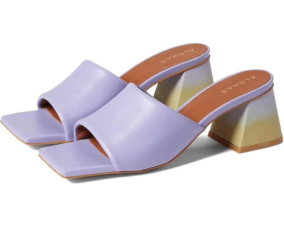

Туфли ALOHAS Brushed Degradé Mule, цвет Mauve Mellow Yellow Print