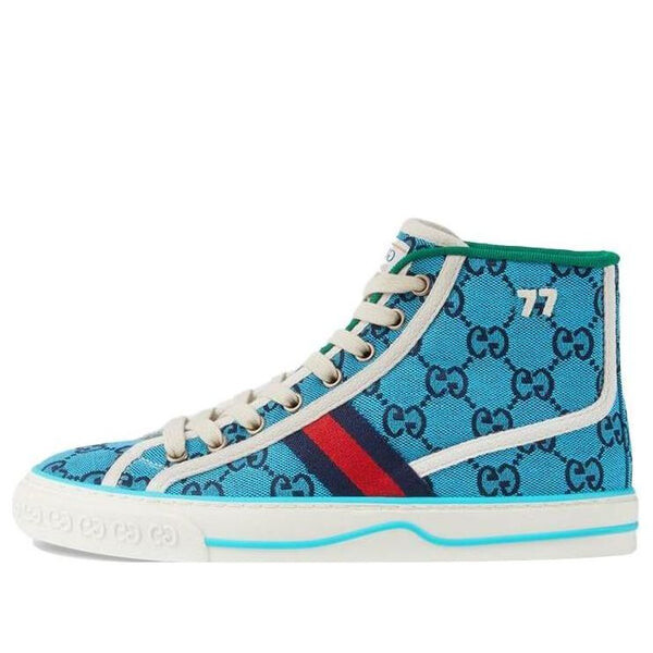 Кроссовки tennis 1977 high top sneakers 'blue' Gucci, синий