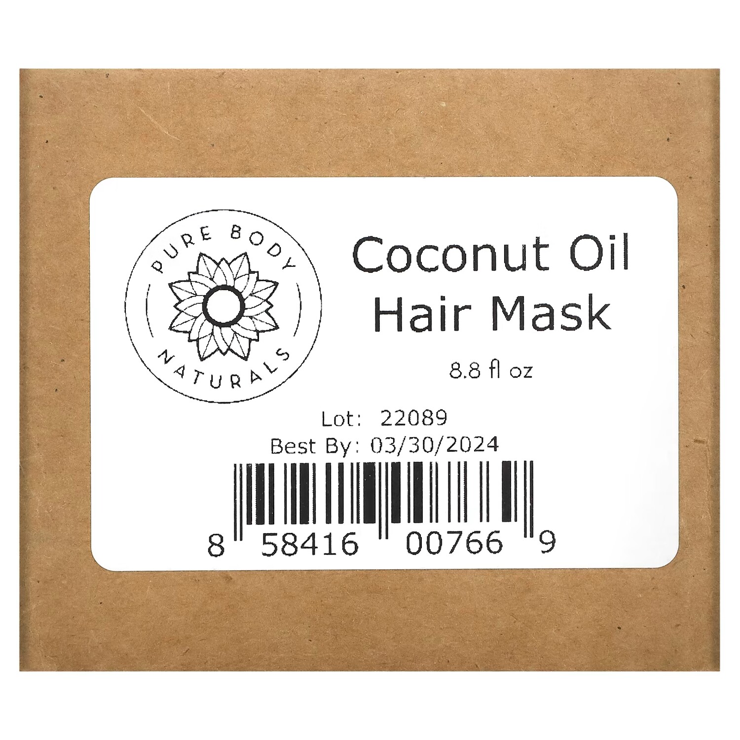 Маска для глубокого восстановления волос Pure Body Naturals с кокосовым маслом — фото 4