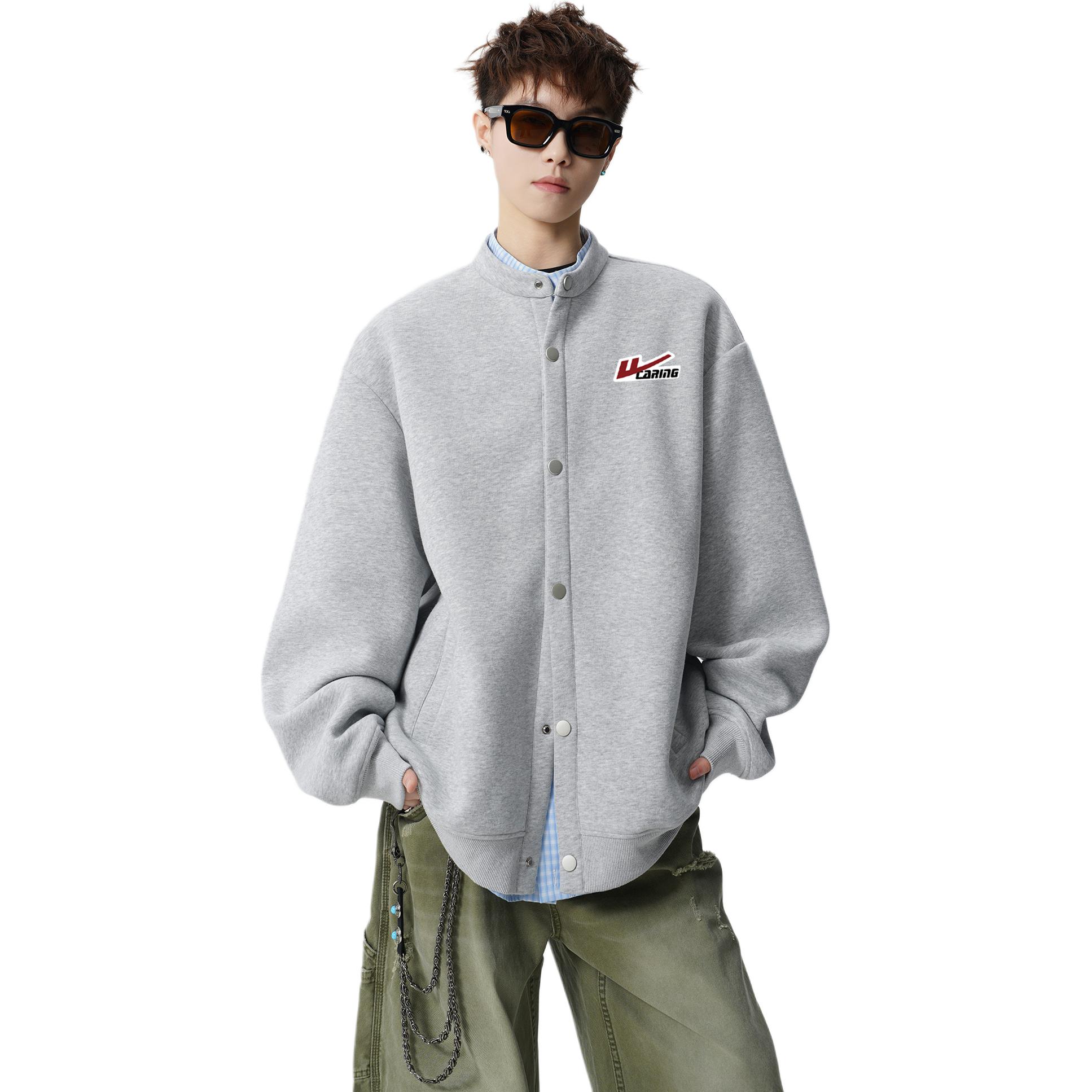 

Свитшот Unisex Crew Neck Moderate Cardigan WARRIOR, heather серый (diy badge)