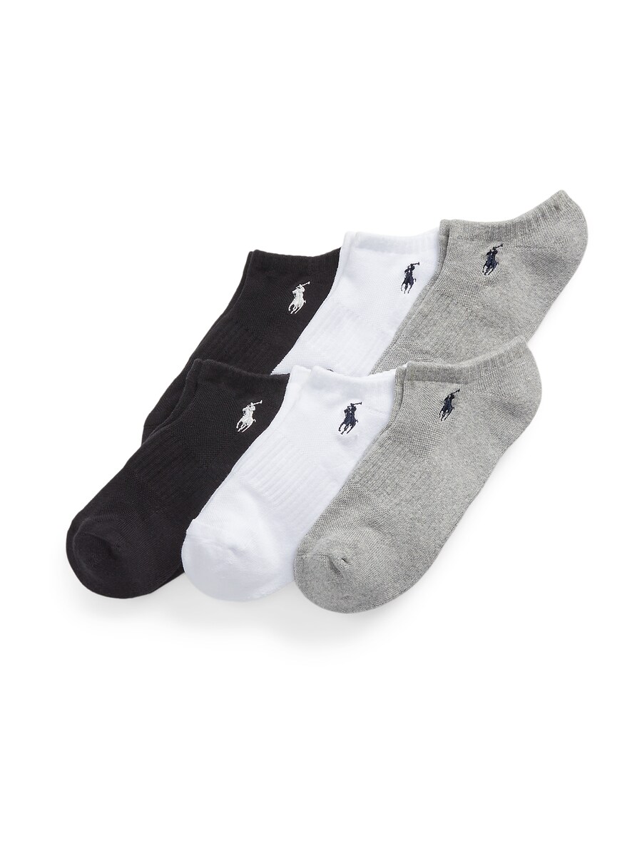 

Носки до щиколотки Polo Ralph Lauren, серый/черный/белый